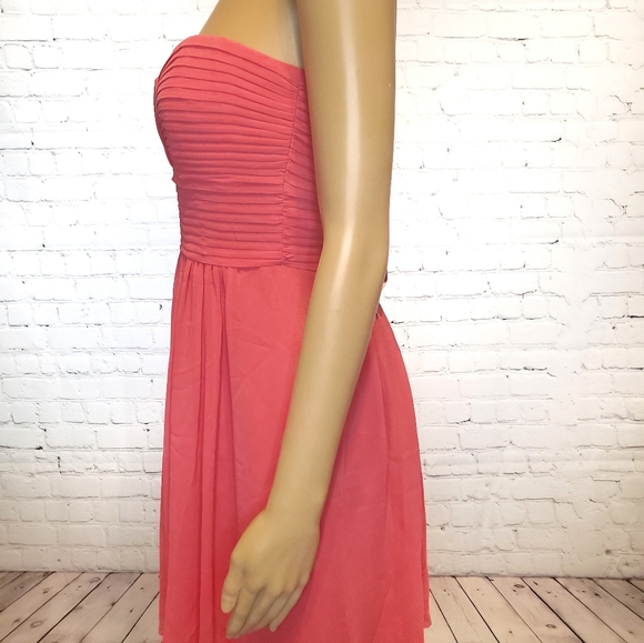 NWT BCBGMaxAzria Summer Chiffon Dress - Picture 7 of 7